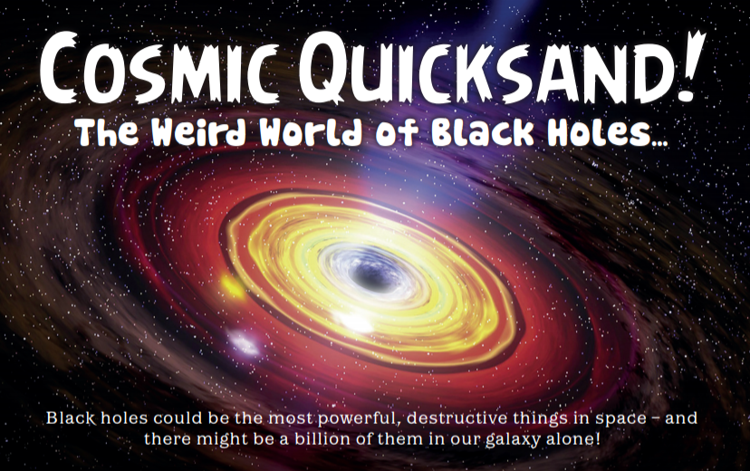 massive black hole in the middle of the galaxy NASA