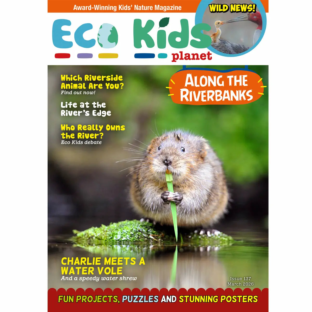 Kid's Nature Magazines – Issue 137 – Along the Riverbanks