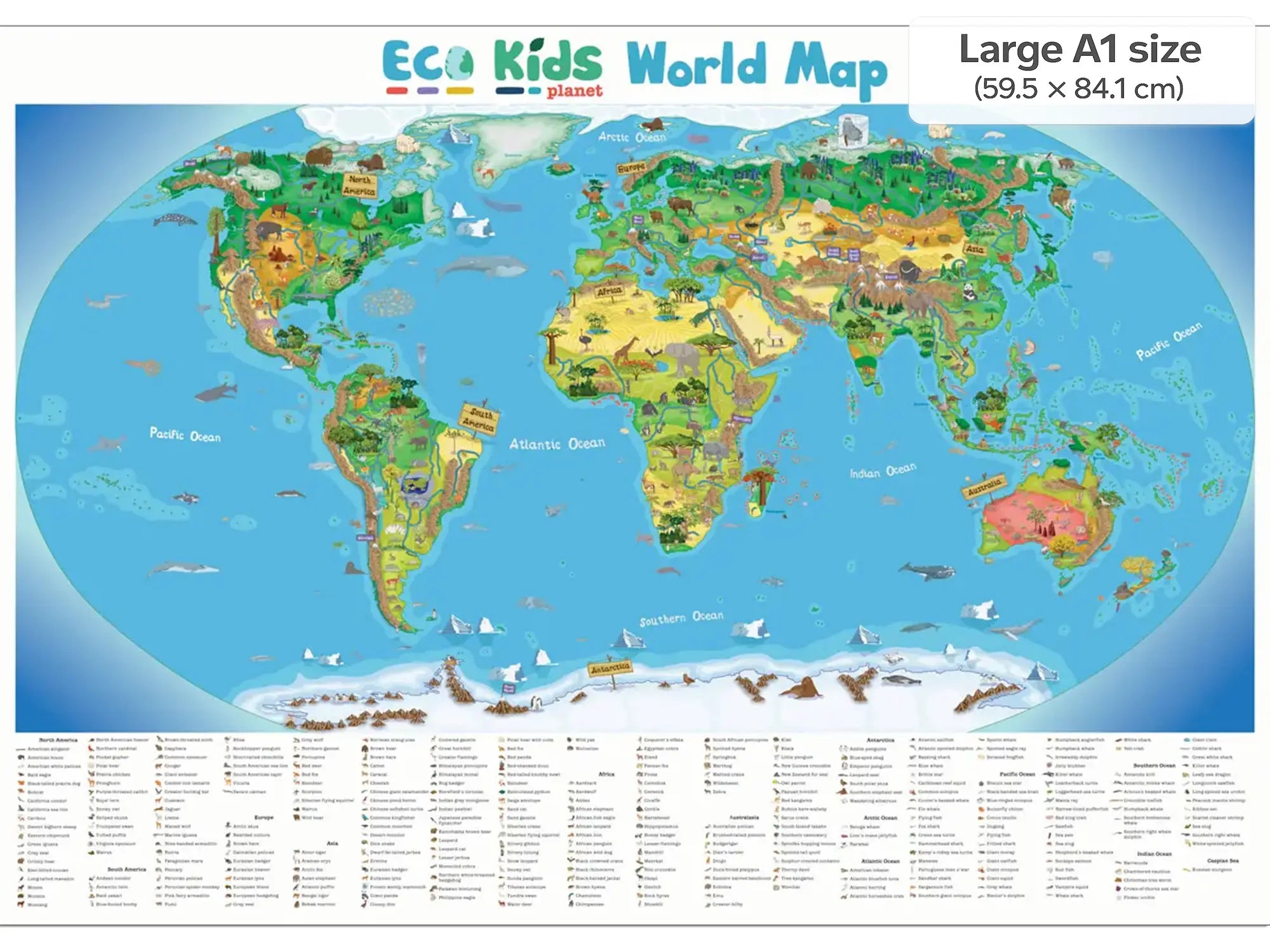 Children's World Map