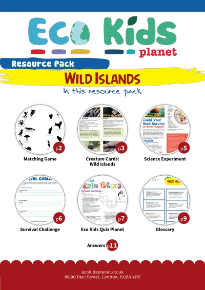 Resource pack for issue 139, Wild Islands