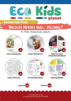 Resource pack for issue 100, Wildlife Heroes and... Villains?