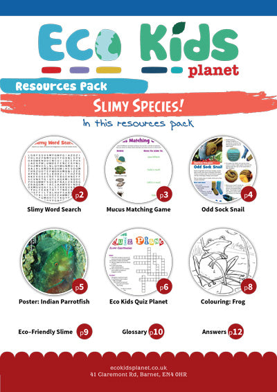 Resource pack for issue 89, Slimy Species!