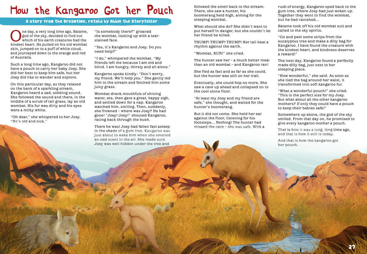Kid&#39;s Nature Magazines - Issue 20 - Australia, Great Sandy-Tanami Deserts