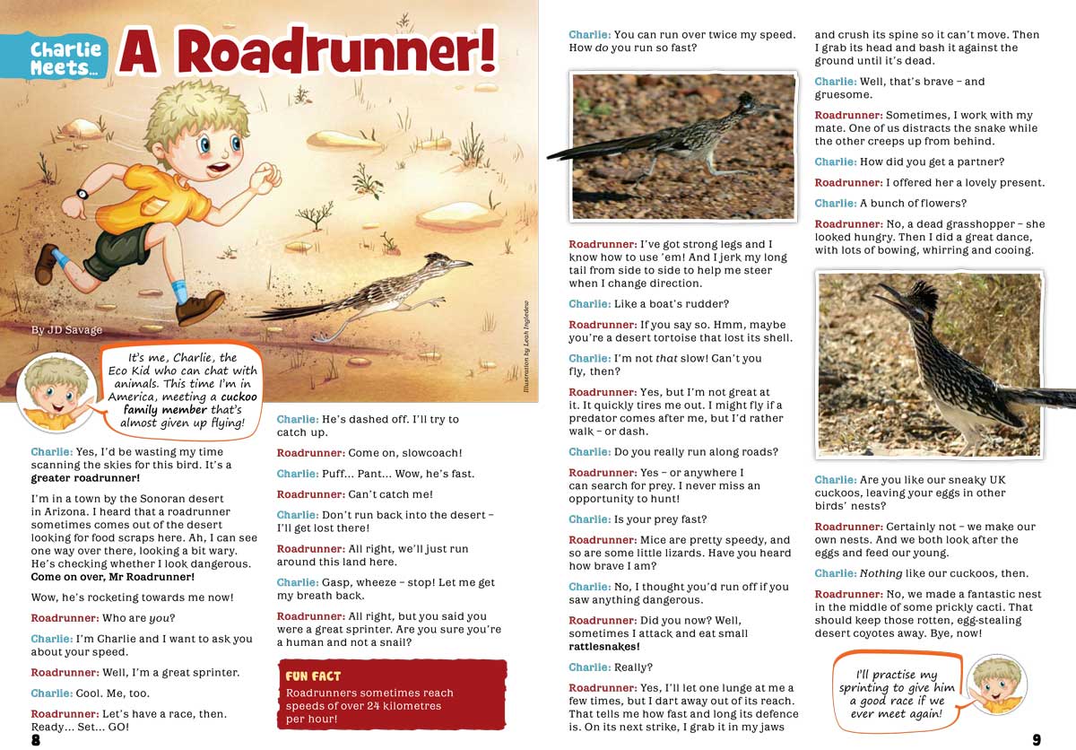 Kid&#39;s Nature Magazines – Issue 101 - Built for Speed