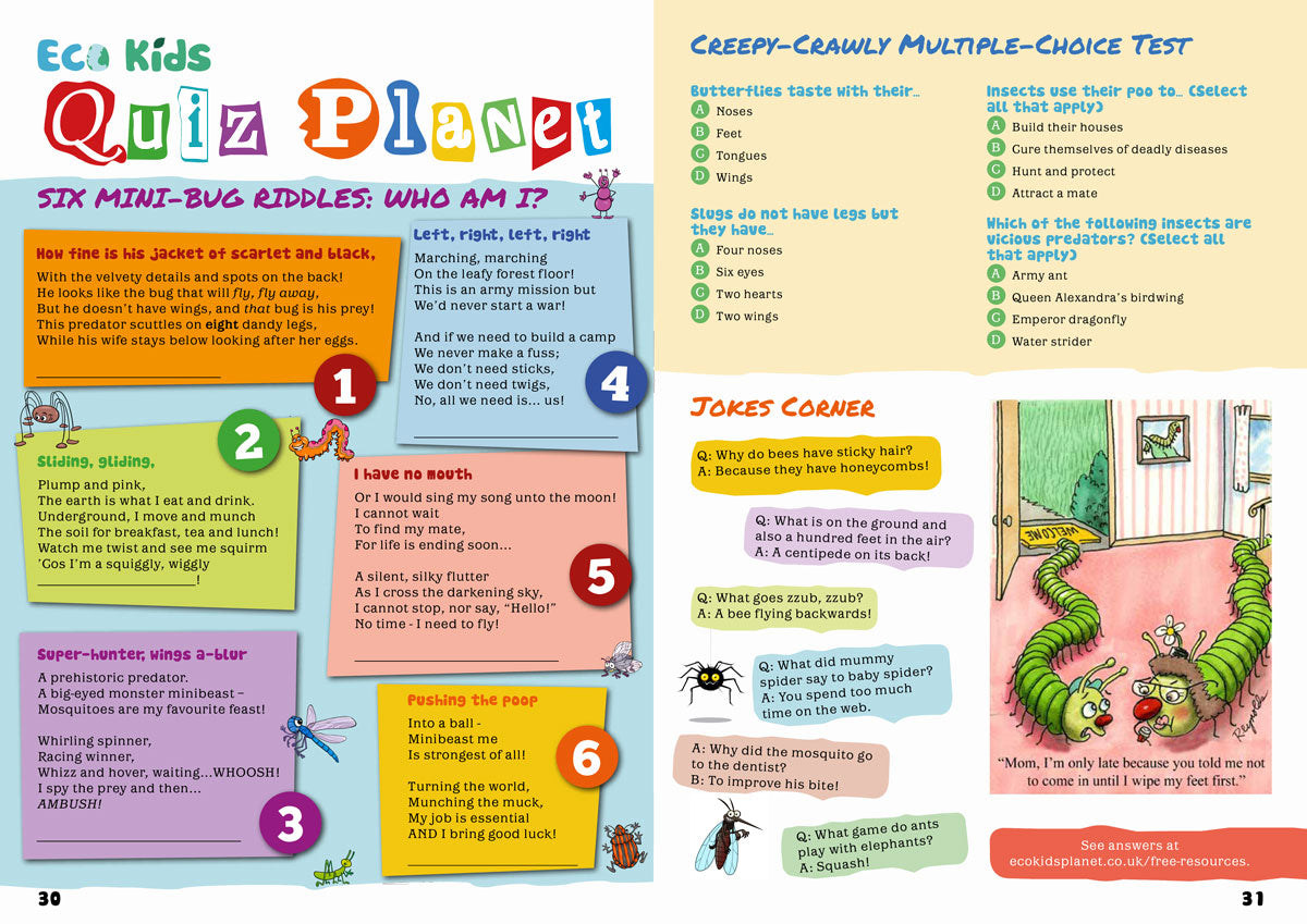 Kid&#39;s Nature Magazines - Issue 48 - Magnificent Minibeasts