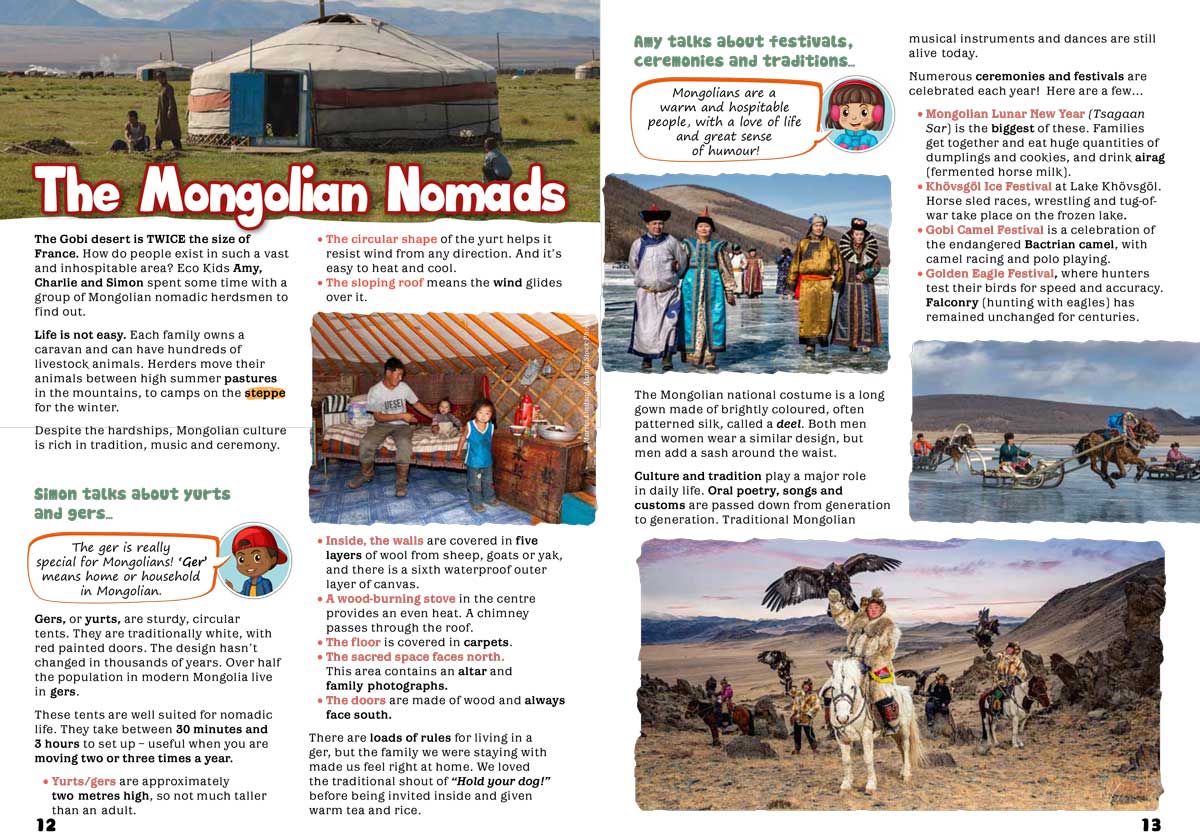 Kid&#39;s Nature Magazines - Issue 53 - The Gobi Desert