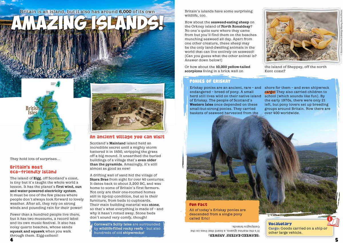 Kid&#39;s Nature Magazines – Issue 61 – Britain&#39;s Amazing Islands