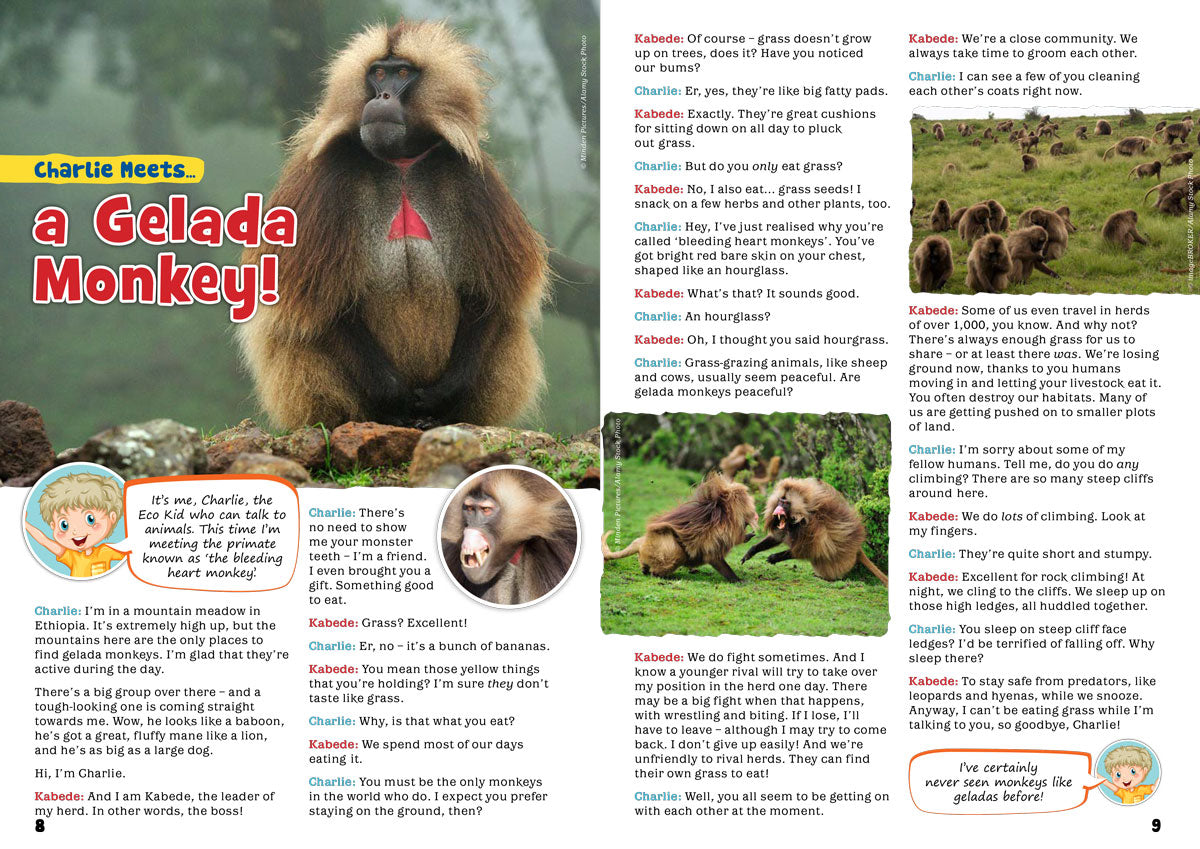 Kid&#39;s Nature Magazines – Issue 75 – Primates of the World