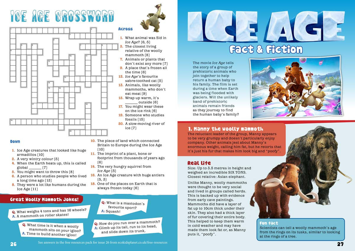 Kid&#39;s Nature Magazines - Issue 26 - The Mystery Ice Age