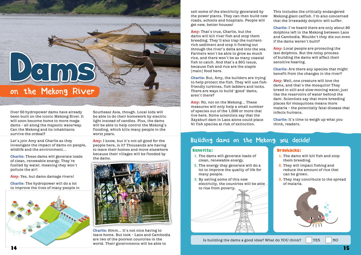 Kid&#39;s Nature Magazines - Issue 43 - The Mighty Mekong