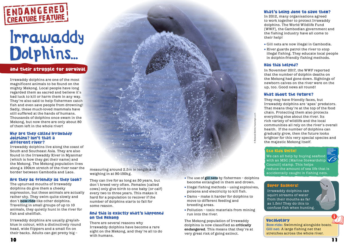 Kid&#39;s Nature Magazines - Issue 43 - The Mighty Mekong